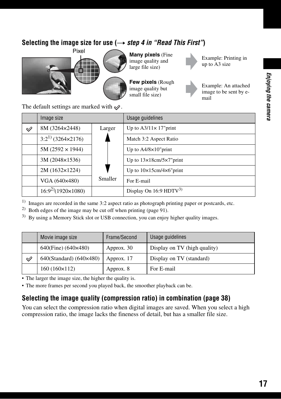 Sony DSC-W100 User Manual | Page 17 / 107