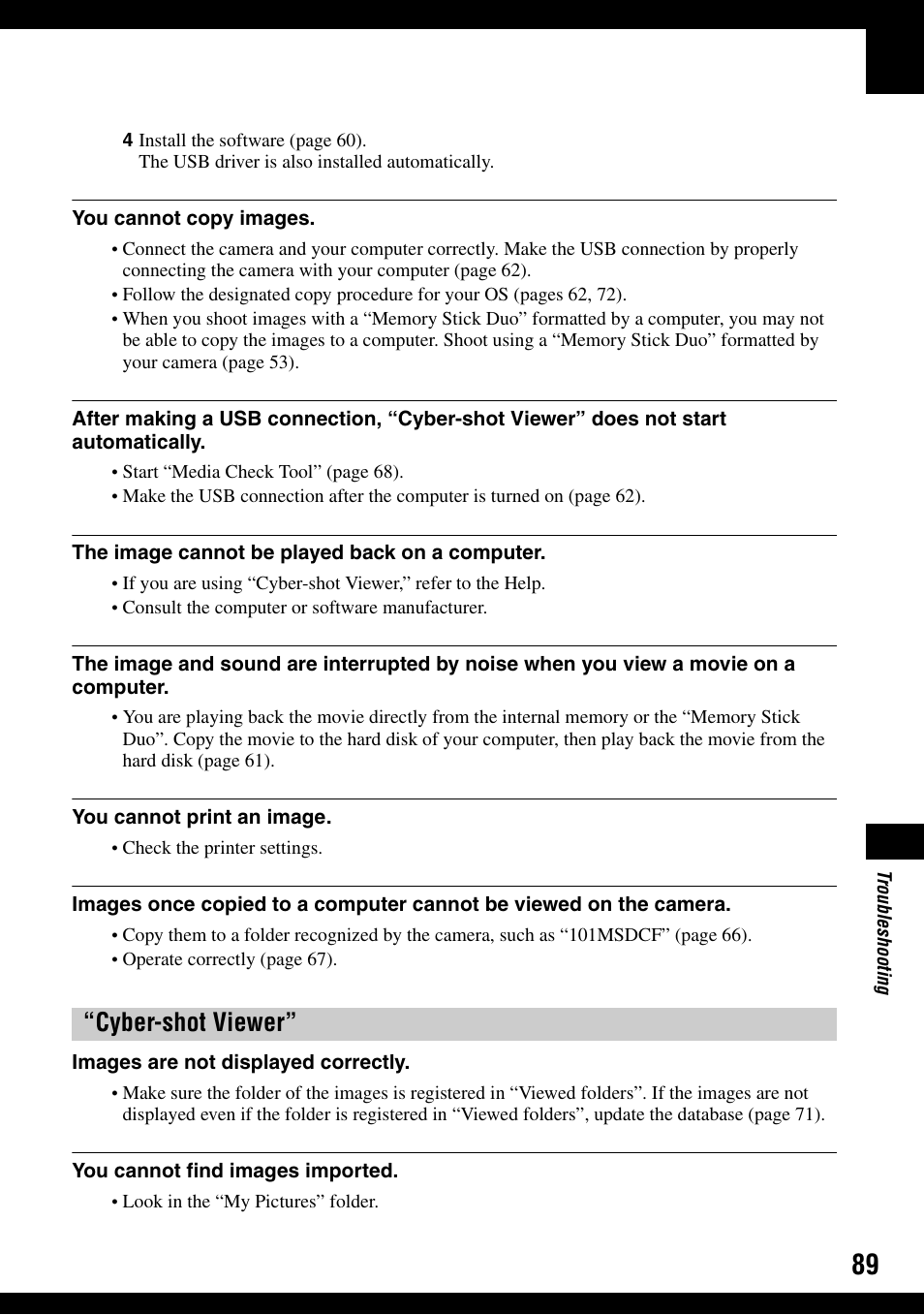 Cyber-shot viewer | Sony DSC-W100 User Manual | Page 89 / 107
