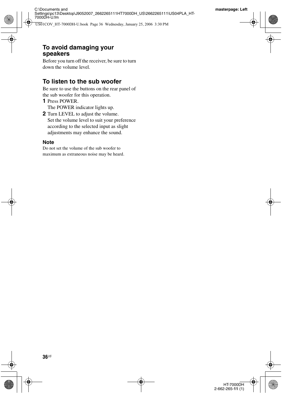 Sony STR-K7000 User Manual | Page 36 / 84