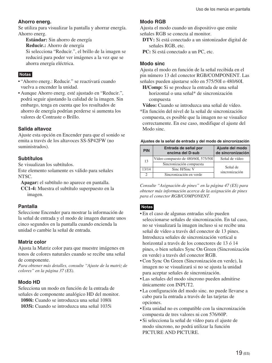 Sony FWD-42PV1 User Manual | Page 207 / 328