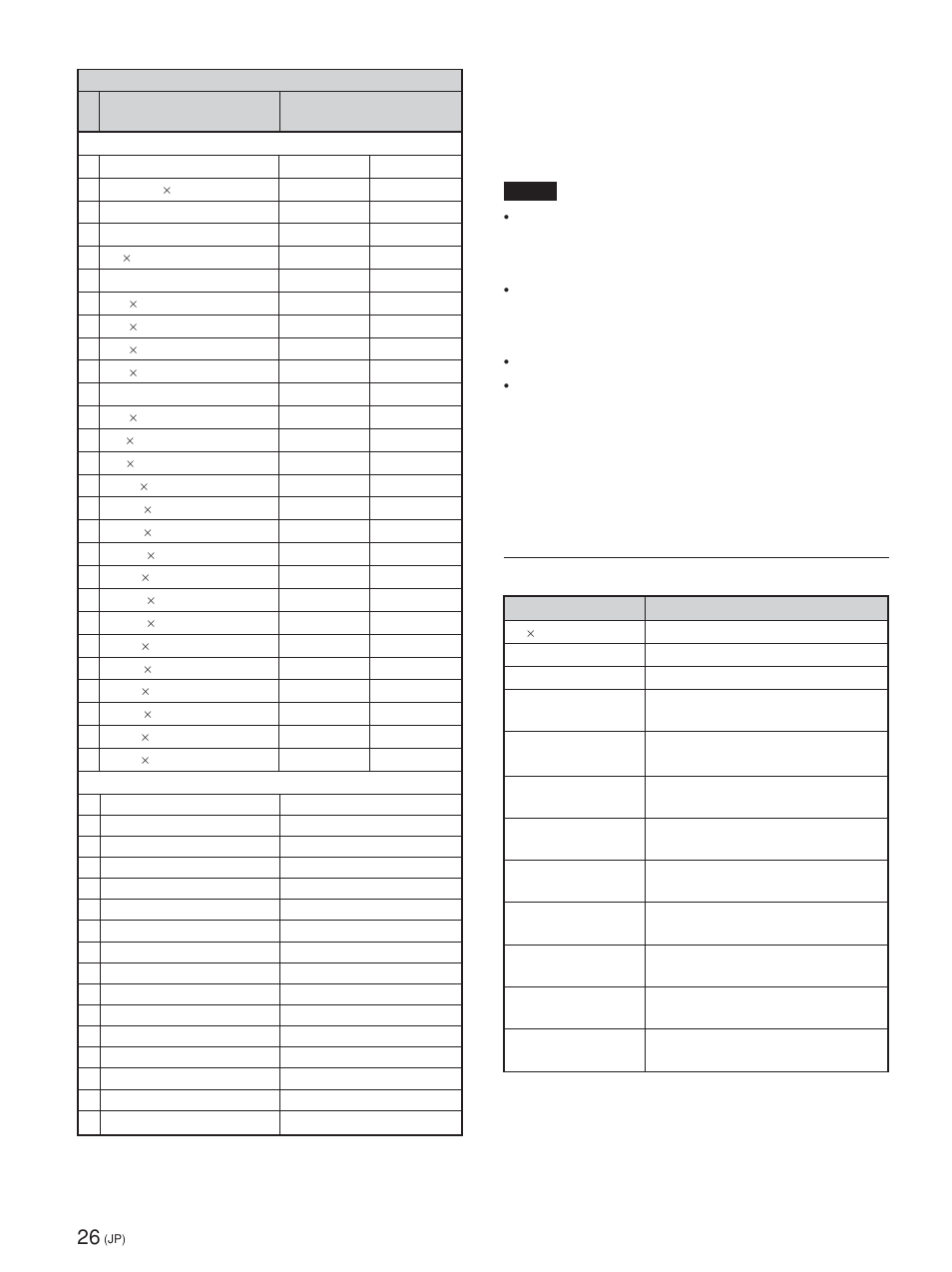 入力信号／ディスプレイ設定情報の画面表示 | Sony FWD-42PV1 User Manual | Page 26 / 328