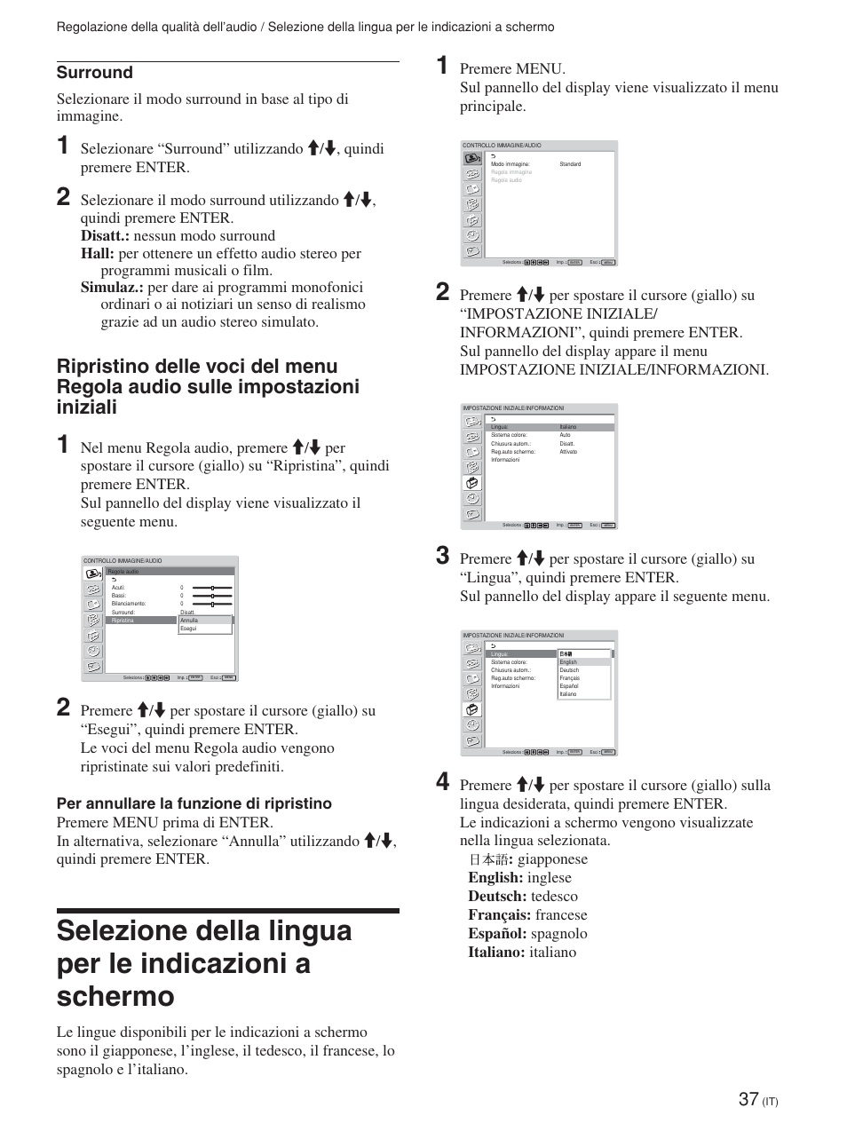 Surround | Sony FWD-42PV1 User Manual | Page 271 / 328