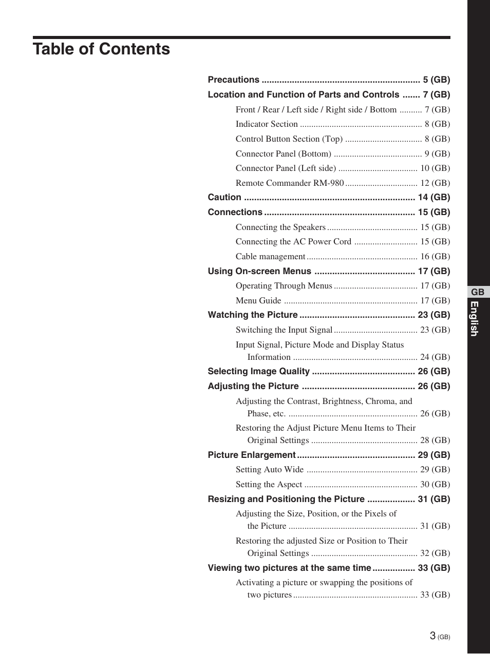 Sony FWD-42PV1 User Manual | Page 51 / 328