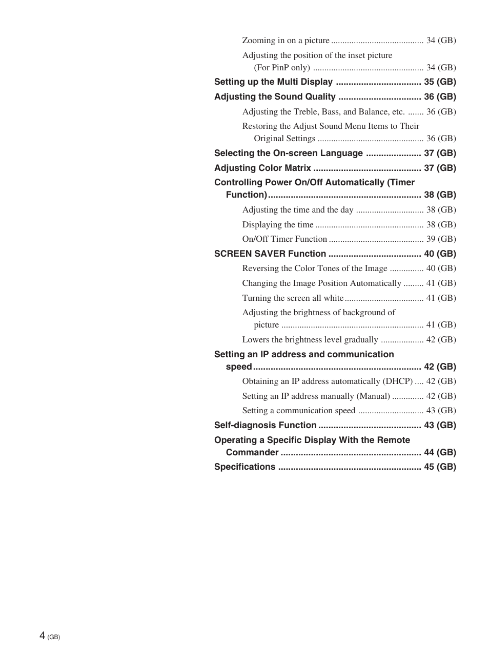 Sony FWD-42PV1 User Manual | Page 52 / 328