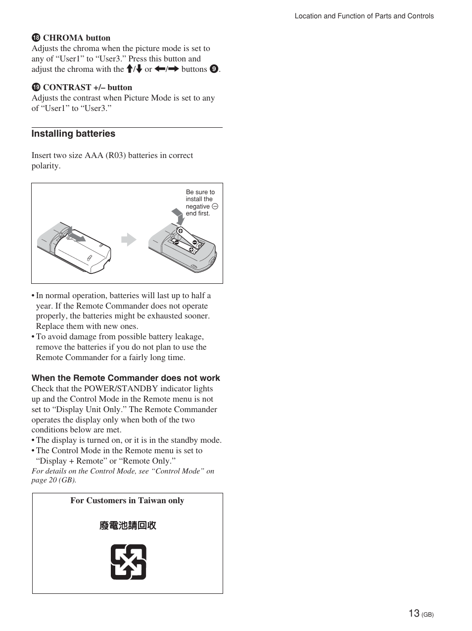 Sony FWD-42PV1 User Manual | Page 61 / 328