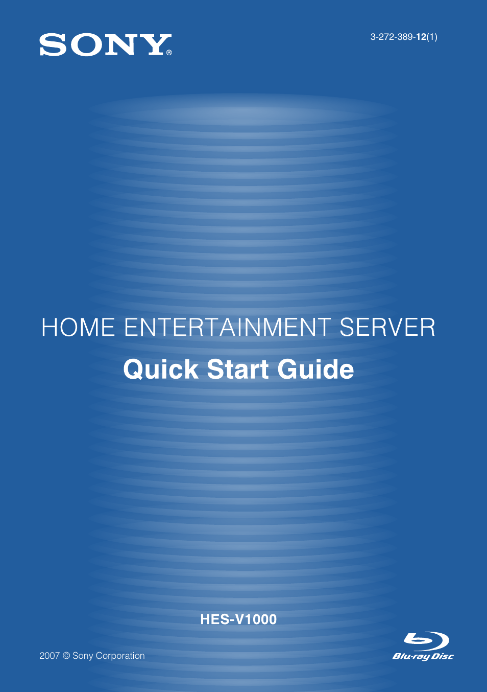Sony HES-V1000 User Manual | 12 pages