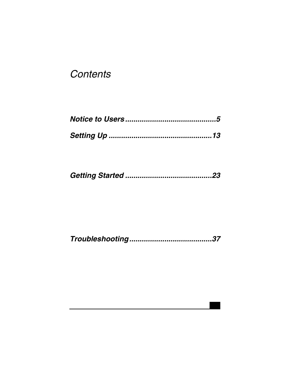 Sony VGN-S380P User Manual | Page 3 / 44