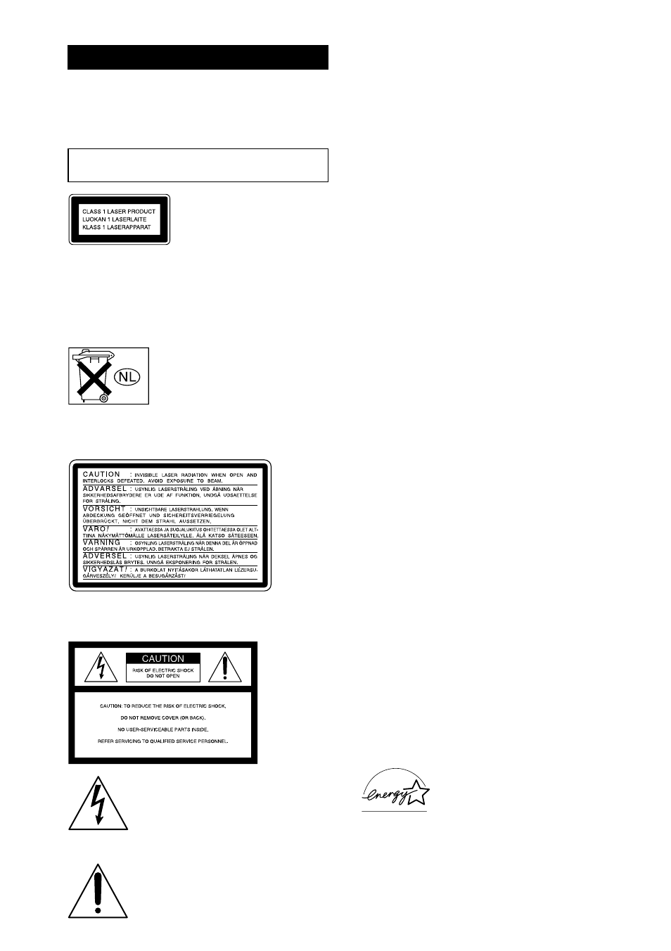 Warning | Sony LBT-XGR6 User Manual | Page 2 / 36
