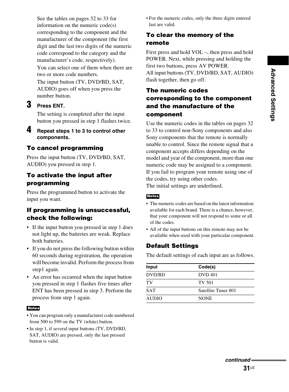 Sony RHT-G800 User Manual | Page 31 / 160