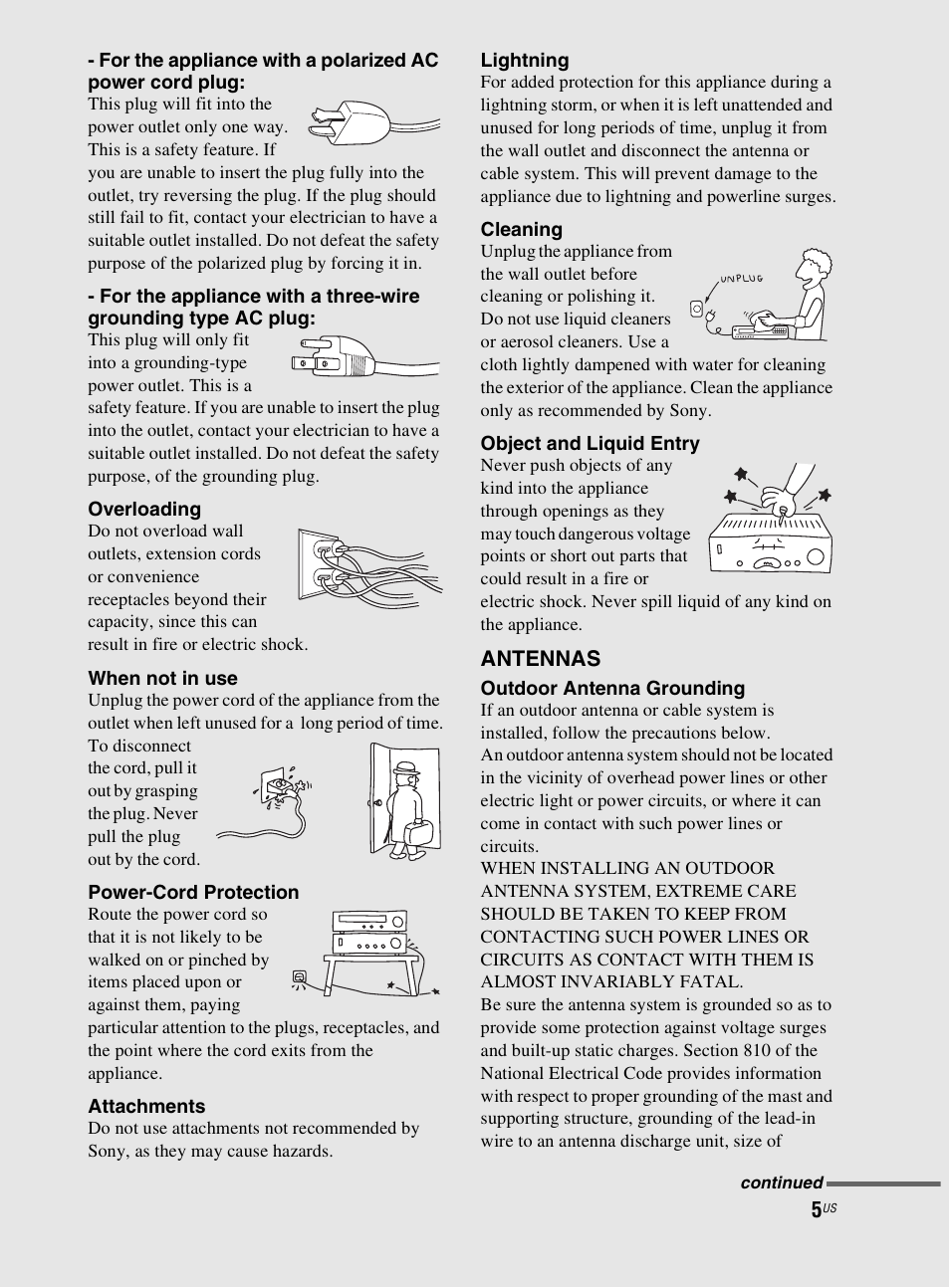 Sony RHT-G800 User Manual | Page 5 / 160