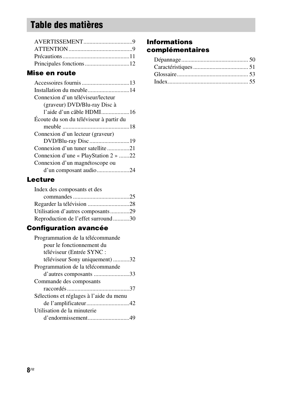 Sony RHT-G800 User Manual | Page 58 / 160