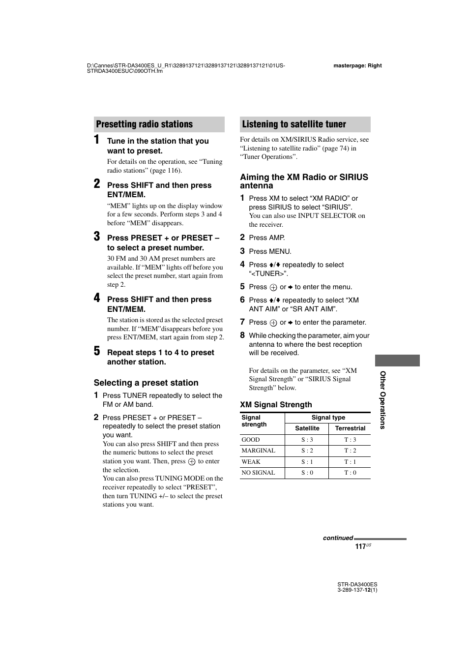 Sony STR-DA3400ES User Manual | Page 117 / 144