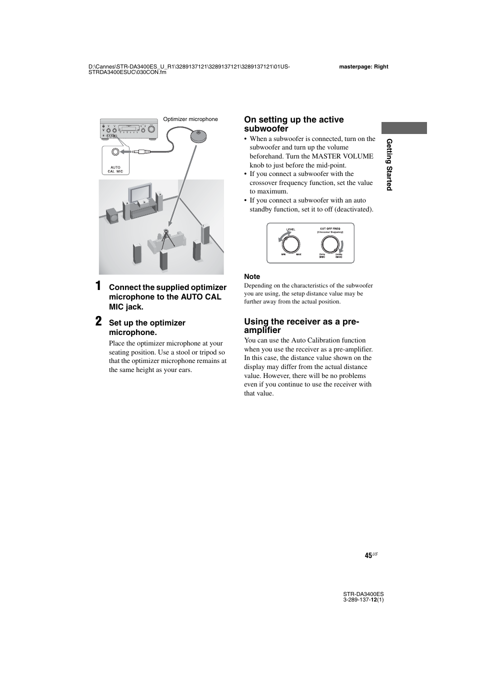 Sony STR-DA3400ES User Manual | Page 45 / 144
