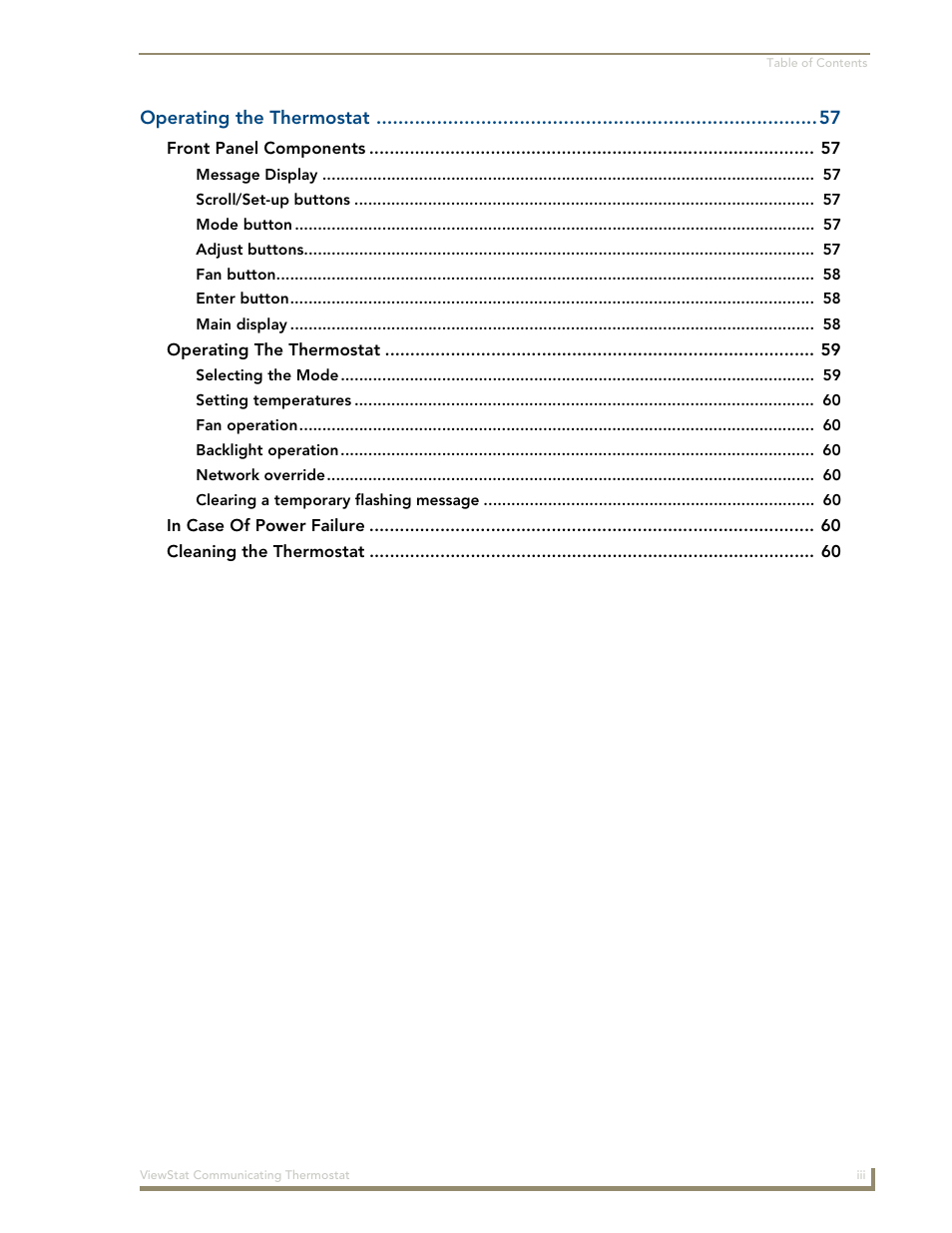 AMX ViewStat User Manual | Page 5 / 68