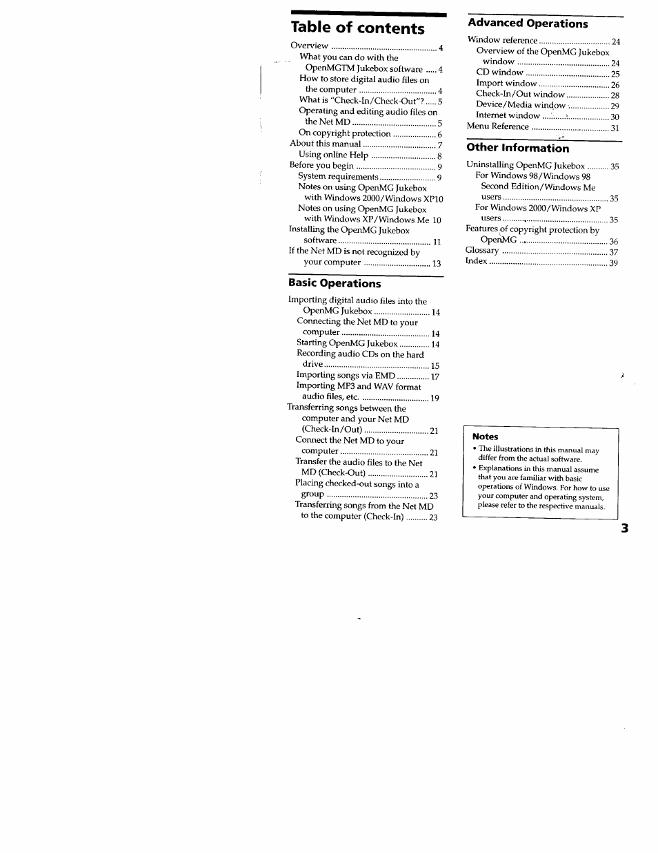 Sony MZ-N707 User Manual | Page 3 / 41