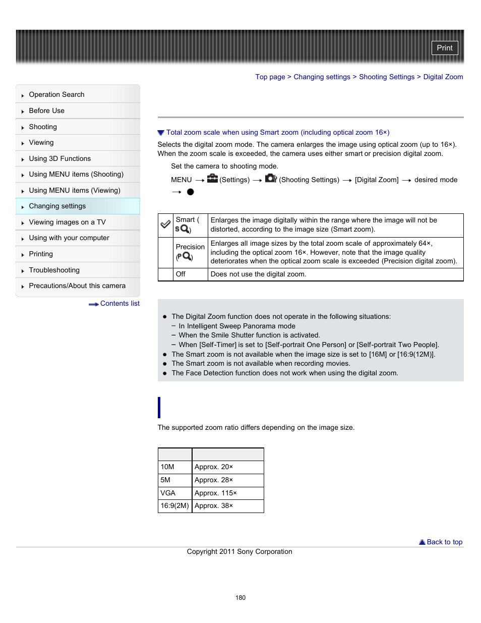 Digital zoom, Details | Sony DSC-HX9V User Manual | Page 180 / 289