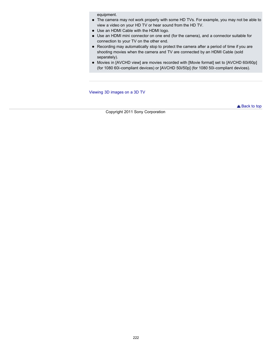 Sony DSC-HX9V User Manual | Page 222 / 289