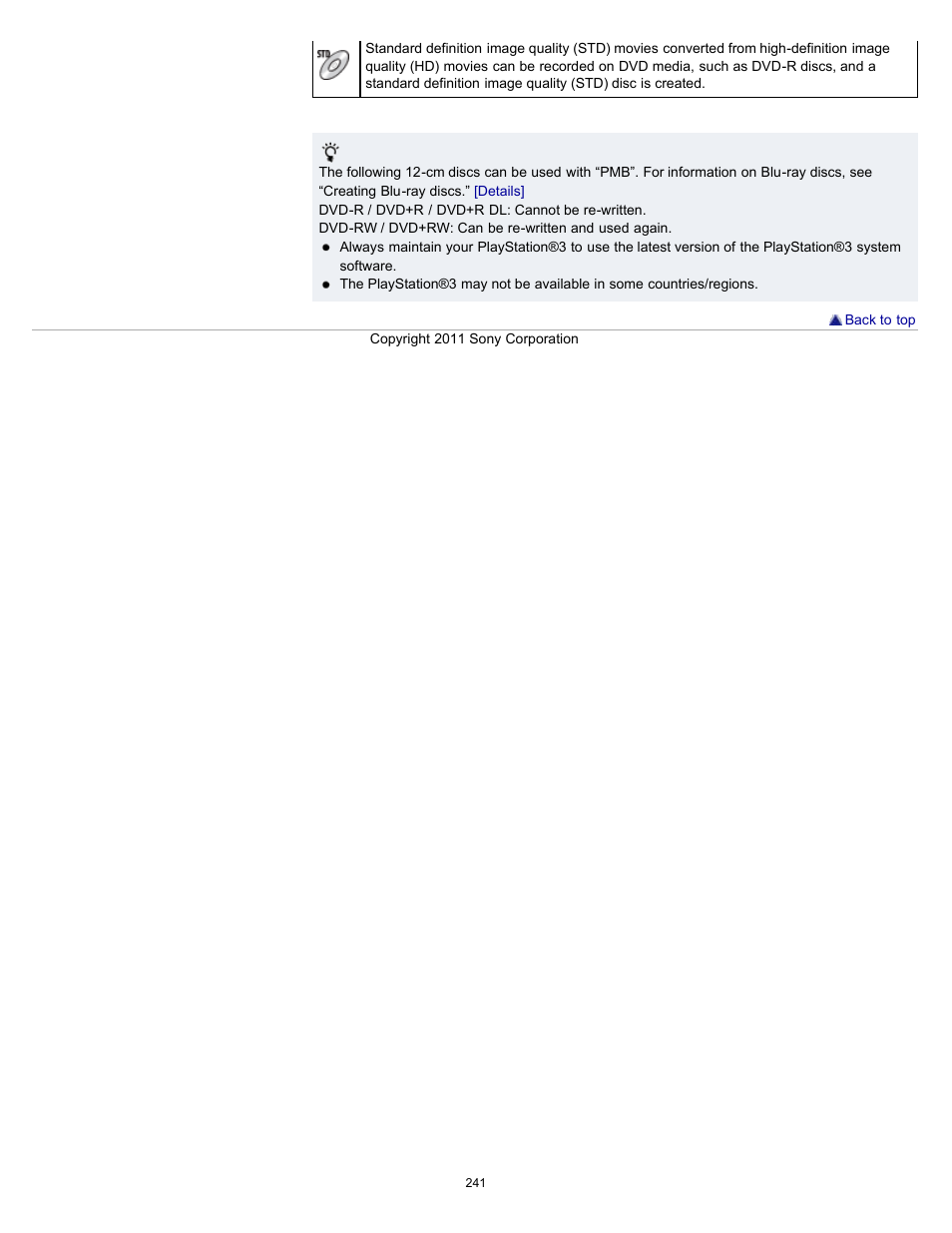 Sony DSC-HX9V User Manual | Page 241 / 289