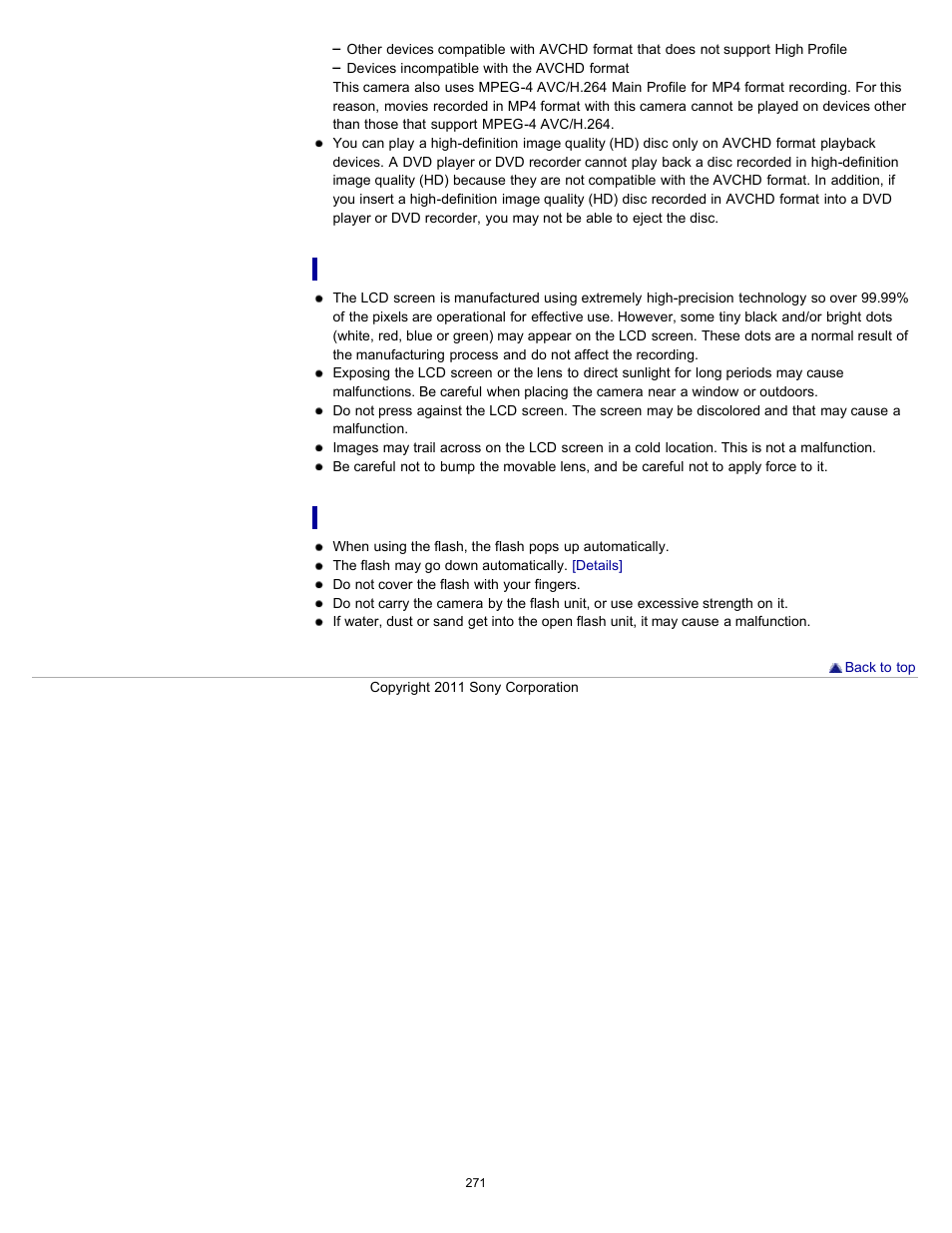 Sony DSC-HX9V User Manual | Page 271 / 289