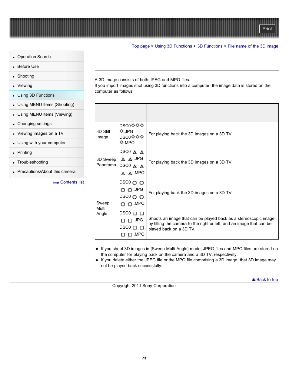 File name of the 3d image | Sony DSC-HX9V User Manual | Page 97 / 289