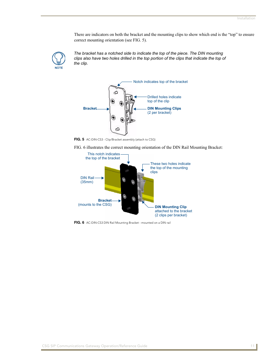 AMX SIP Communications Gateway CSG-500 User Manual | Page 19 / 84