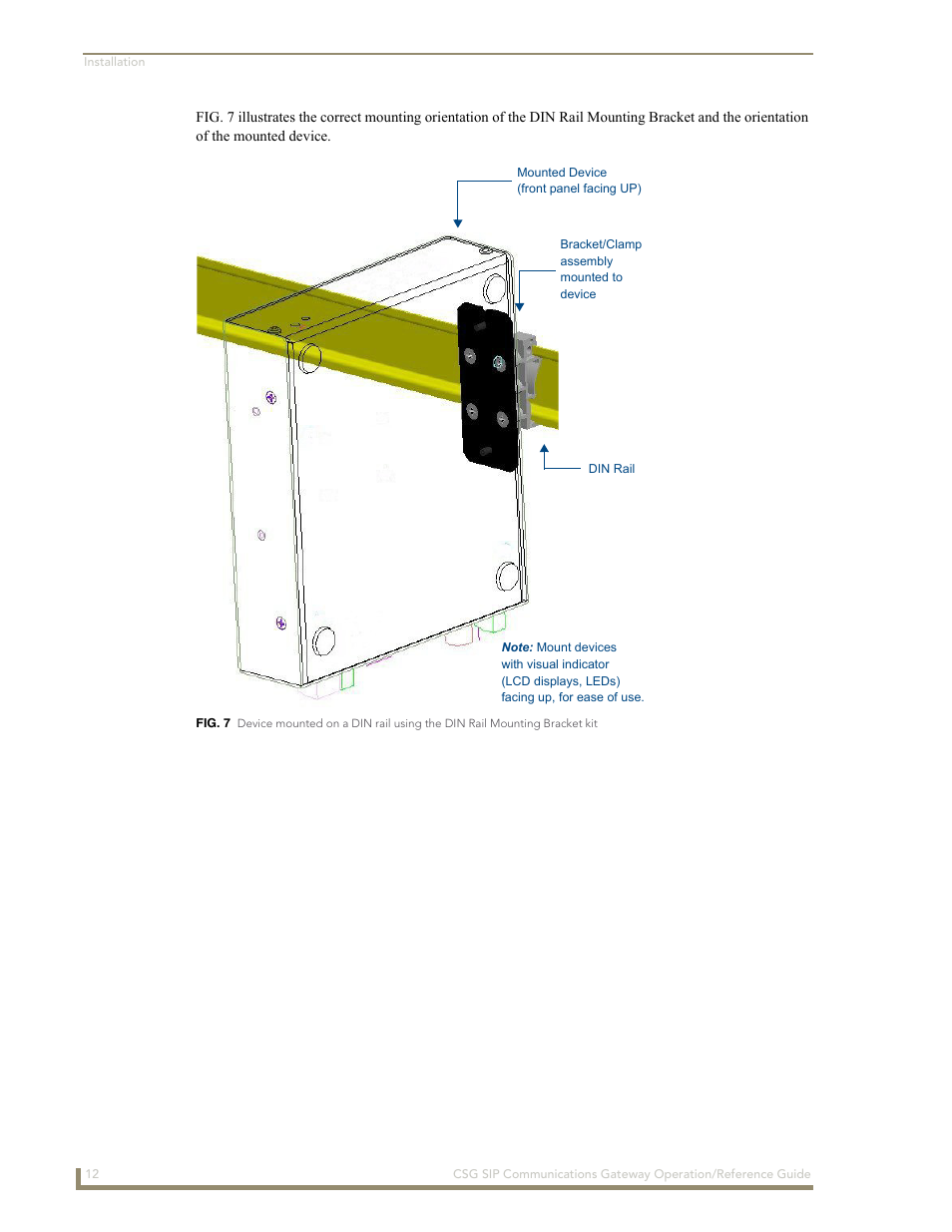 AMX SIP Communications Gateway CSG-500 User Manual | Page 20 / 84
