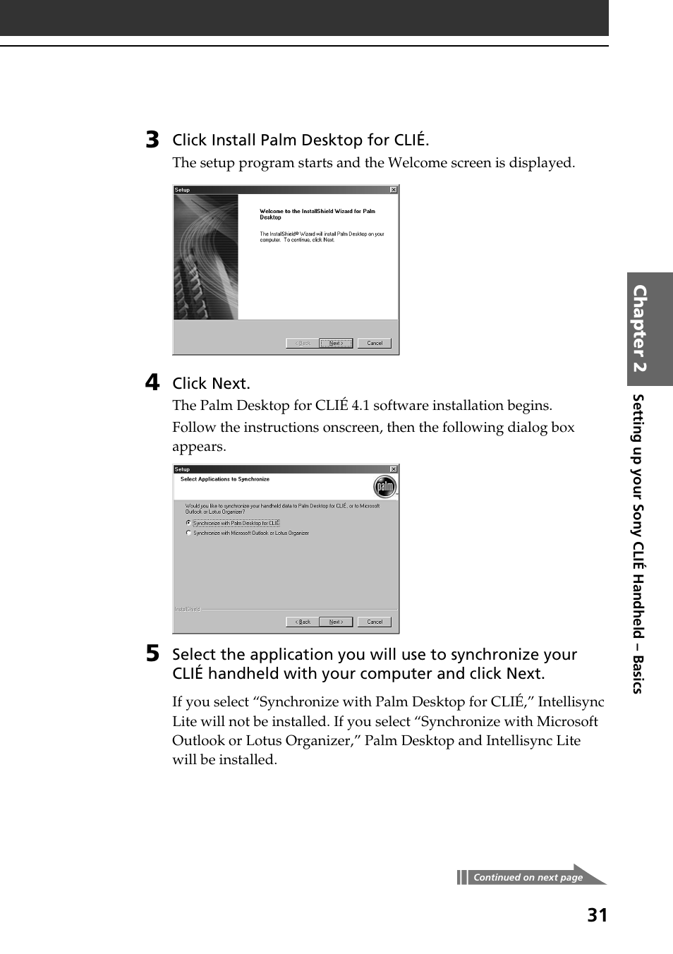 Sony PEG-N760C User Manual | Page 31 / 60