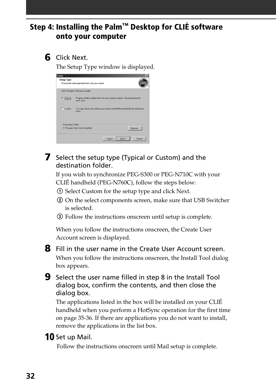 Sony PEG-N760C User Manual | Page 32 / 60