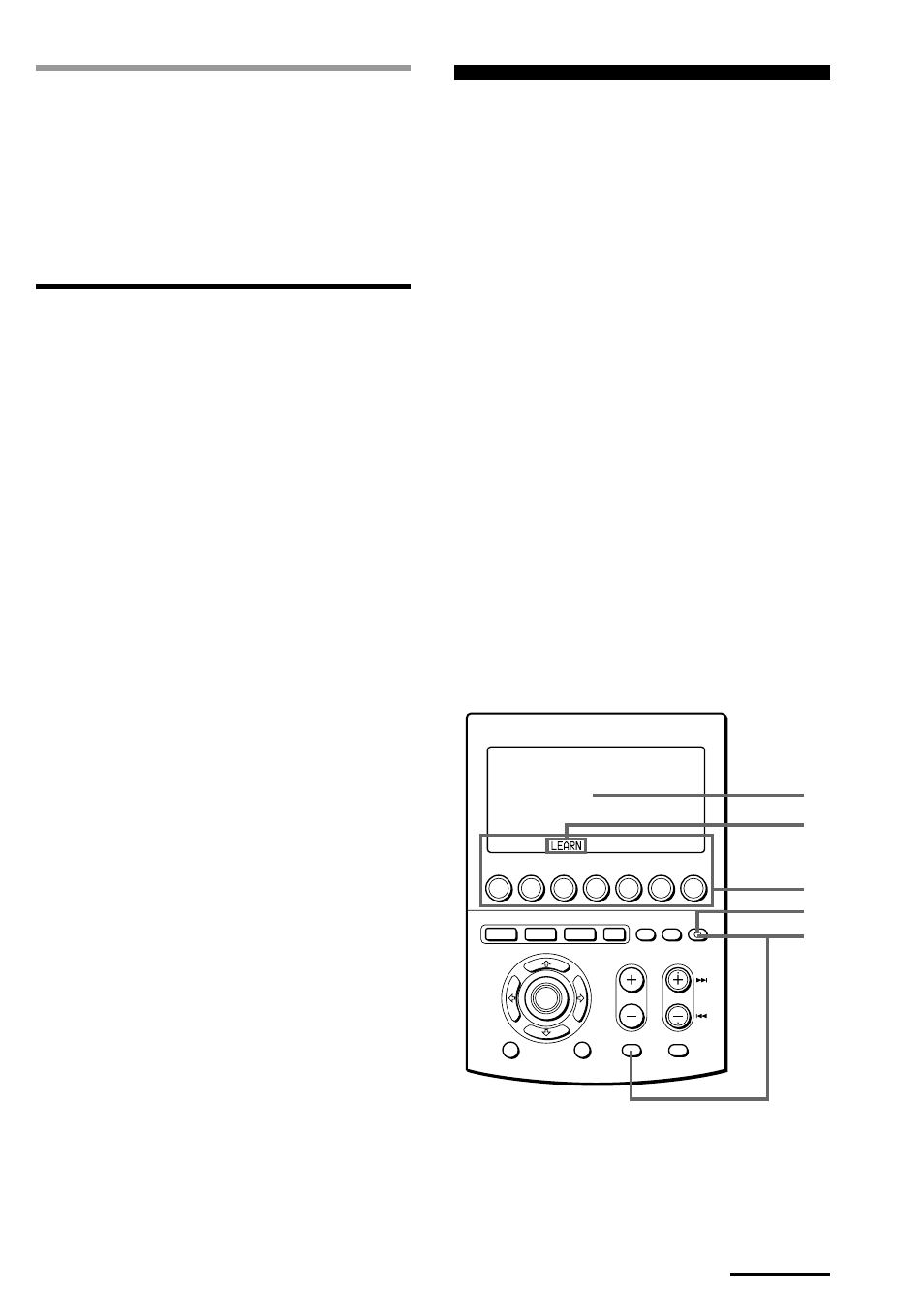 To control the volume, Using non-preset remote control operations, Continued | Sony RM-AV3000 User Manual | Page 19 / 104