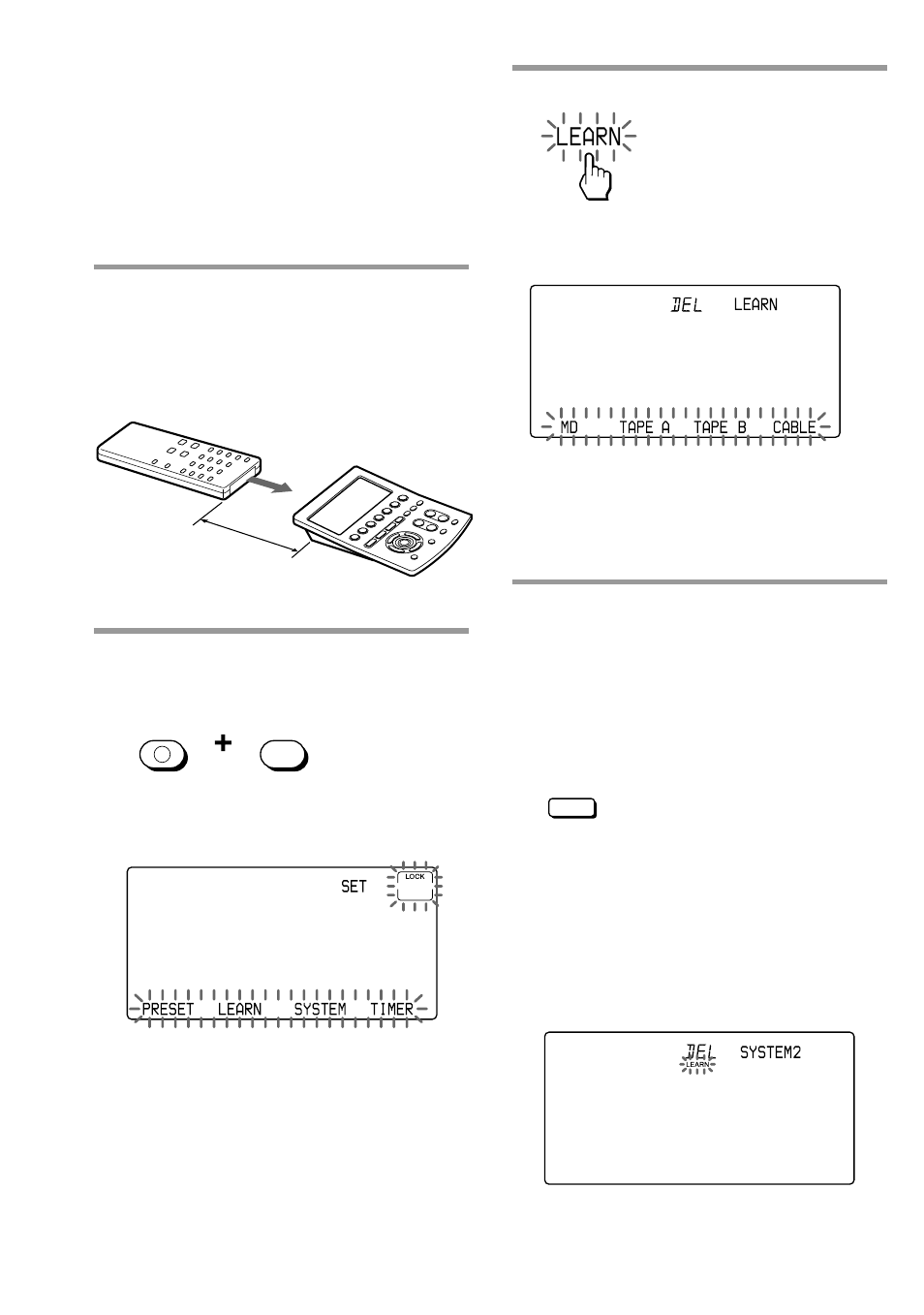 Learn | Sony RM-AV3000 User Manual | Page 50 / 104