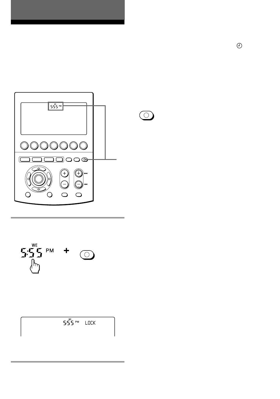 Using other functions, Locking the controls — hold function, Locking the controls | When the controls are locked | Sony RM-AV3000 User Manual | Page 71 / 104