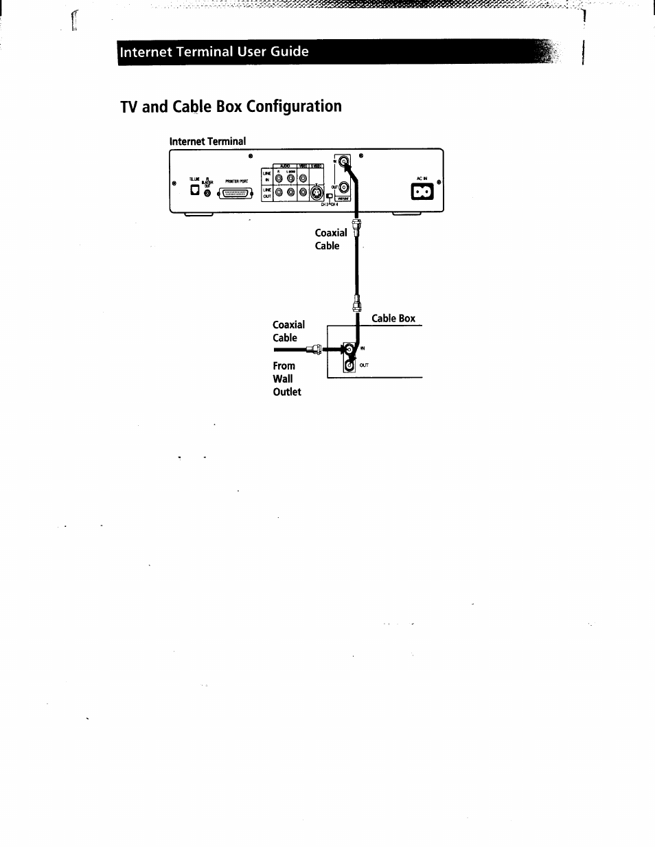 Tv and cable box configuration | Sony INT-W200 User Manual | Page 21 / 49