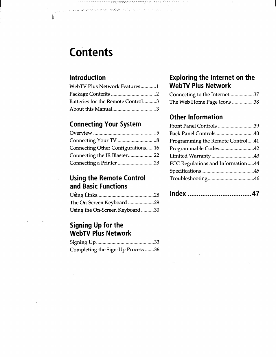 Sony INT-W200 User Manual | Page 4 / 49