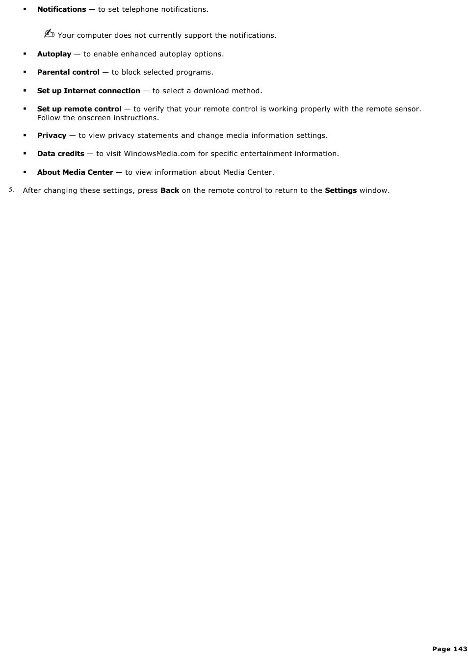 Sony PCV-RZ56G User Manual | Page 143 / 245