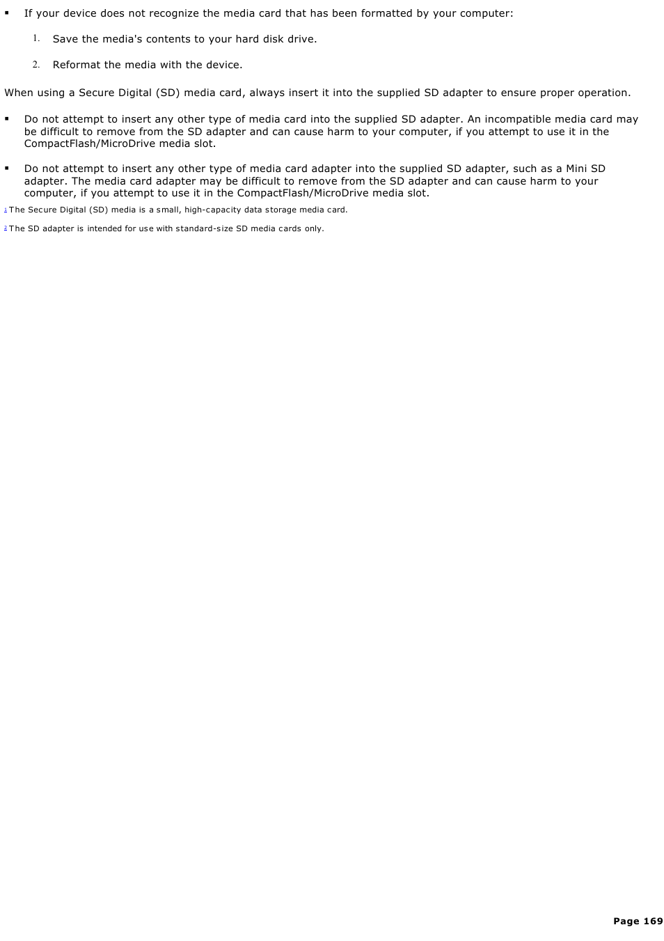 Sony PCV-RZ56G User Manual | Page 169 / 245