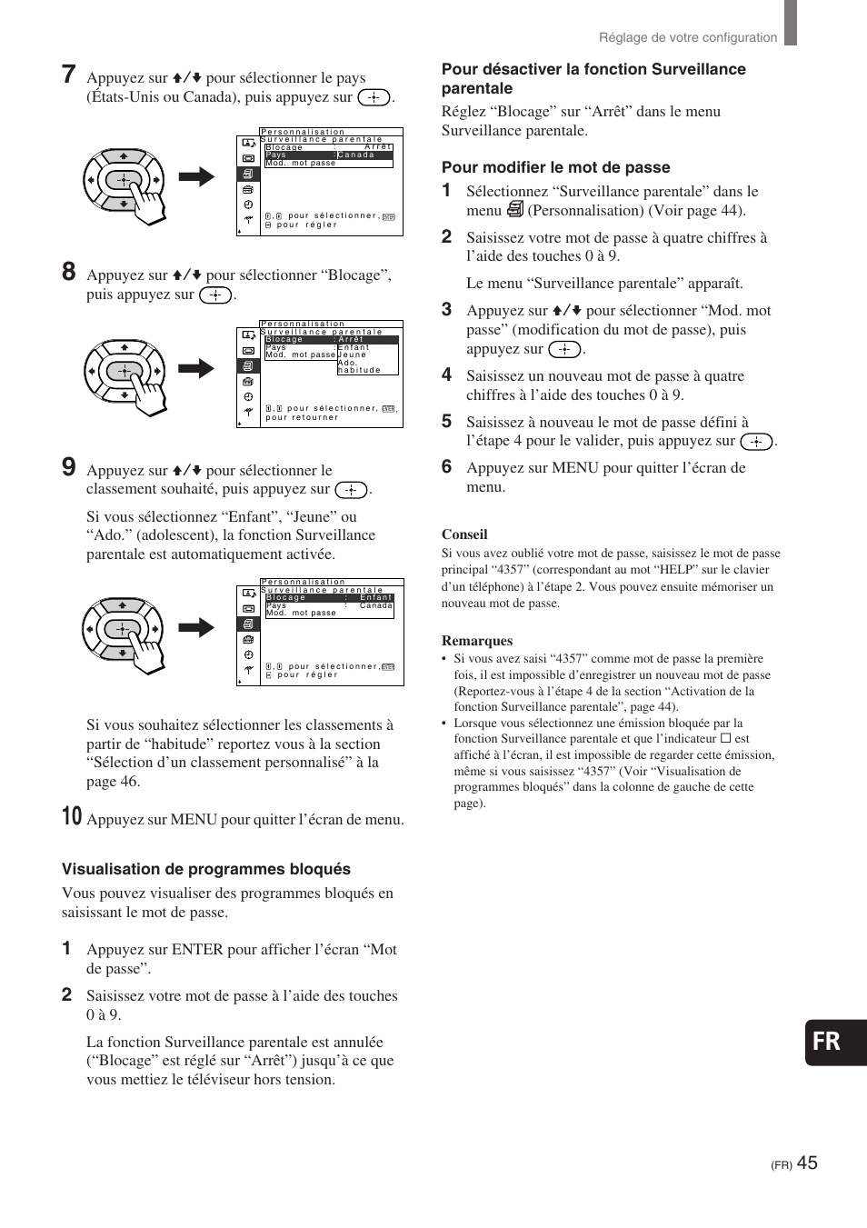 Fr 7 | Sony KE-32TS2 User Manual | Page 107 / 188