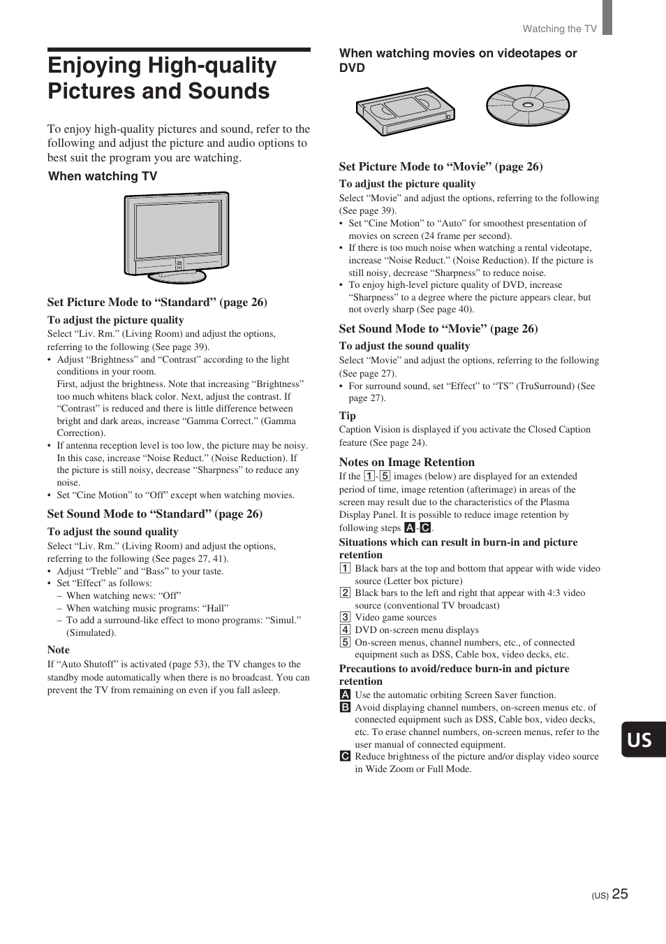 Enjoying high-quality pictures and sounds | Sony KE-32TS2 User Manual | Page 25 / 188