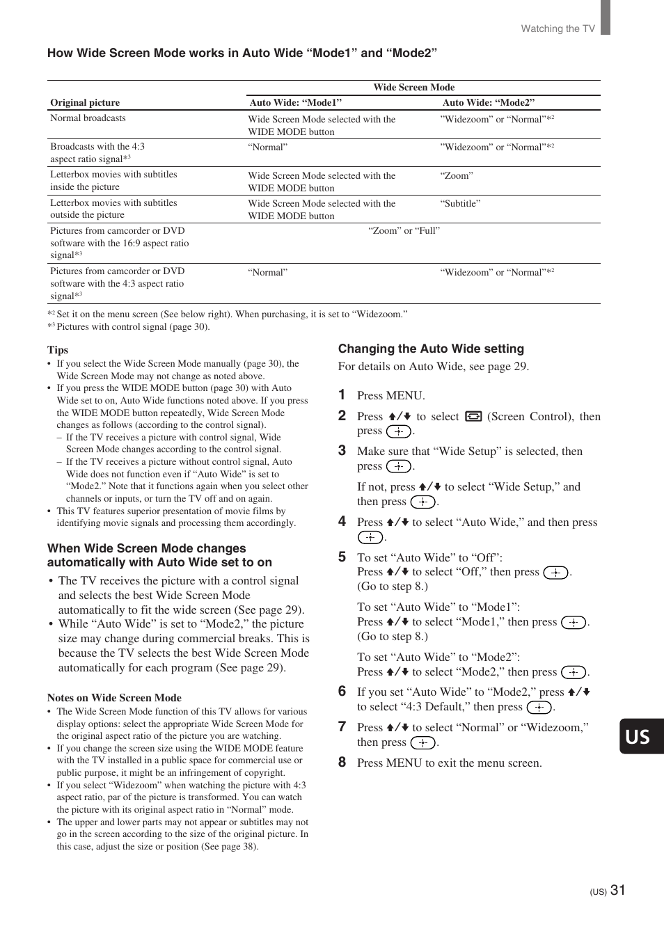 Sony KE-32TS2 User Manual | Page 31 / 188