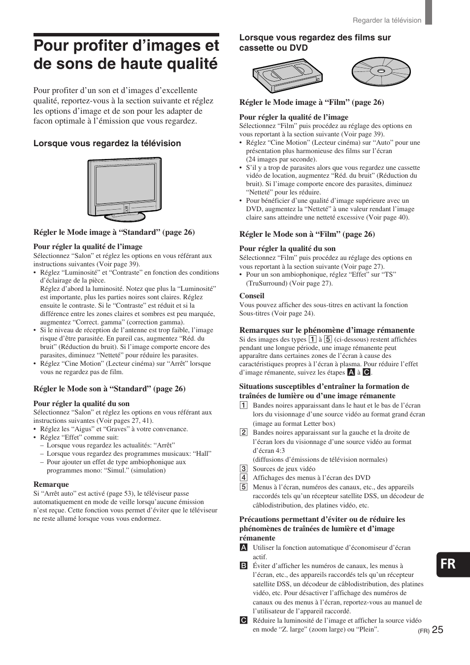 Pour profiter d’images et de sons de haute qualité | Sony KE-32TS2 User Manual | Page 87 / 188