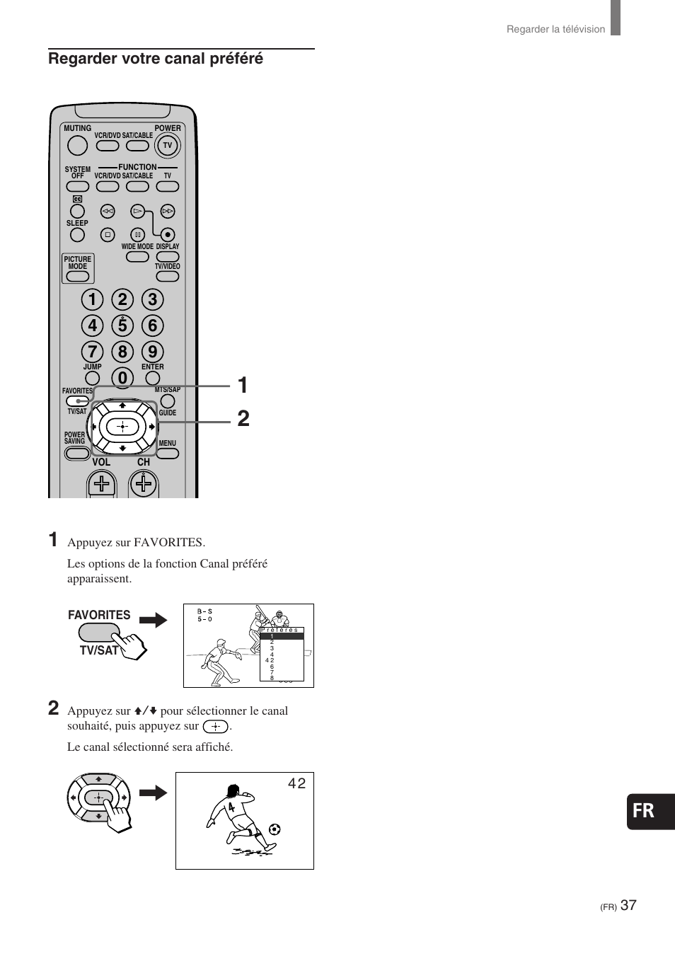 Regarder votre canal préféré | Sony KE-32TS2 User Manual | Page 99 / 188