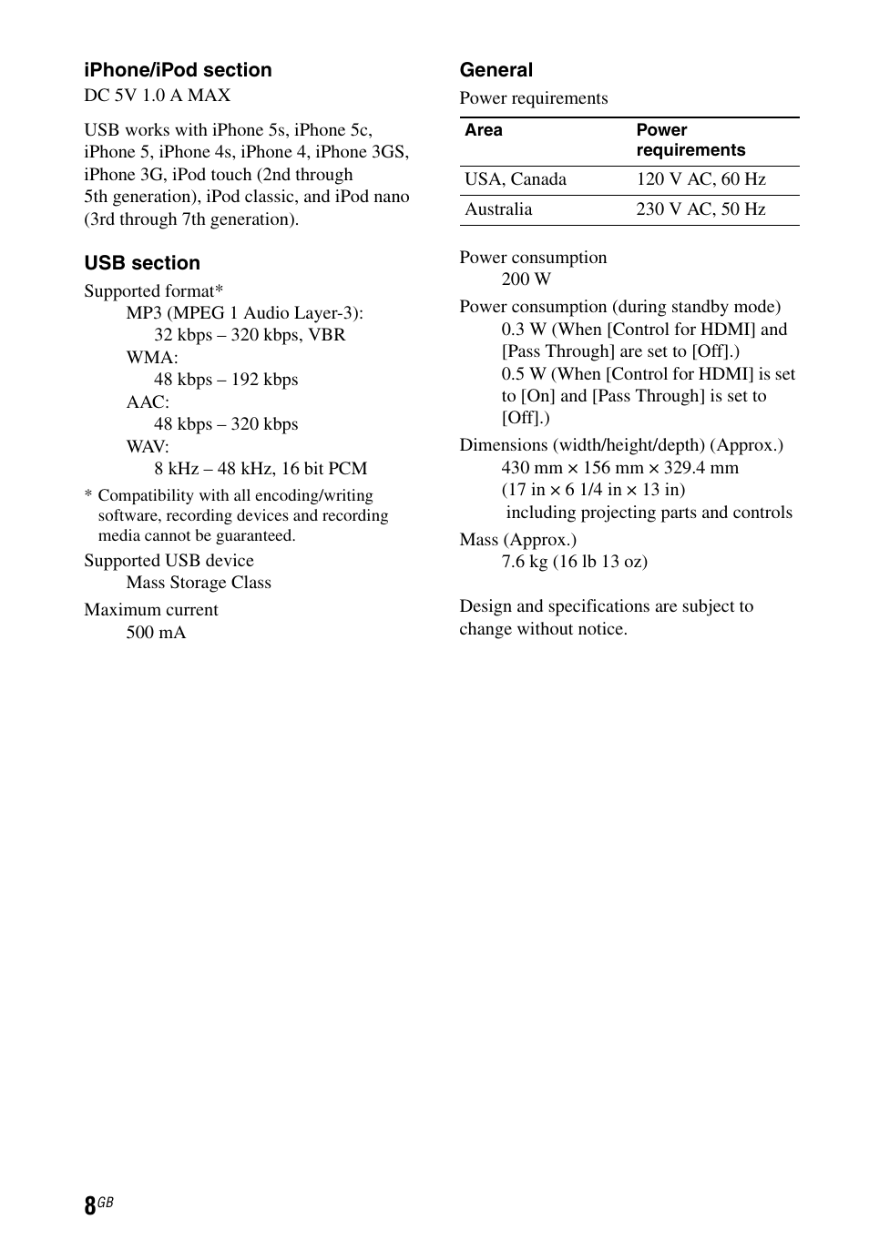 Sony STR-DH550 User Manual | Page 8 / 24