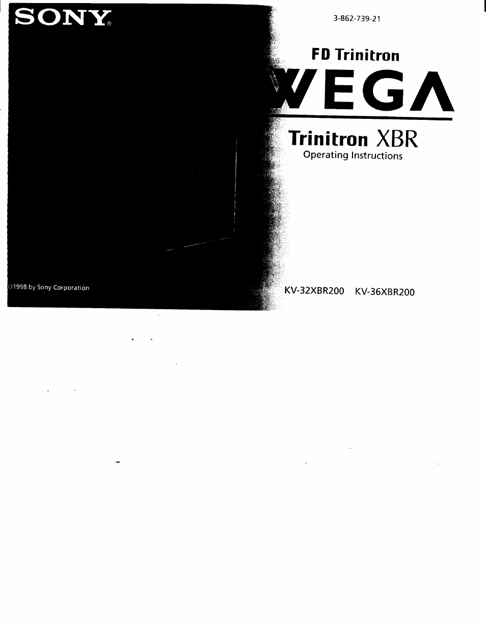Sony KV-36XBR200 User Manual | 42 pages