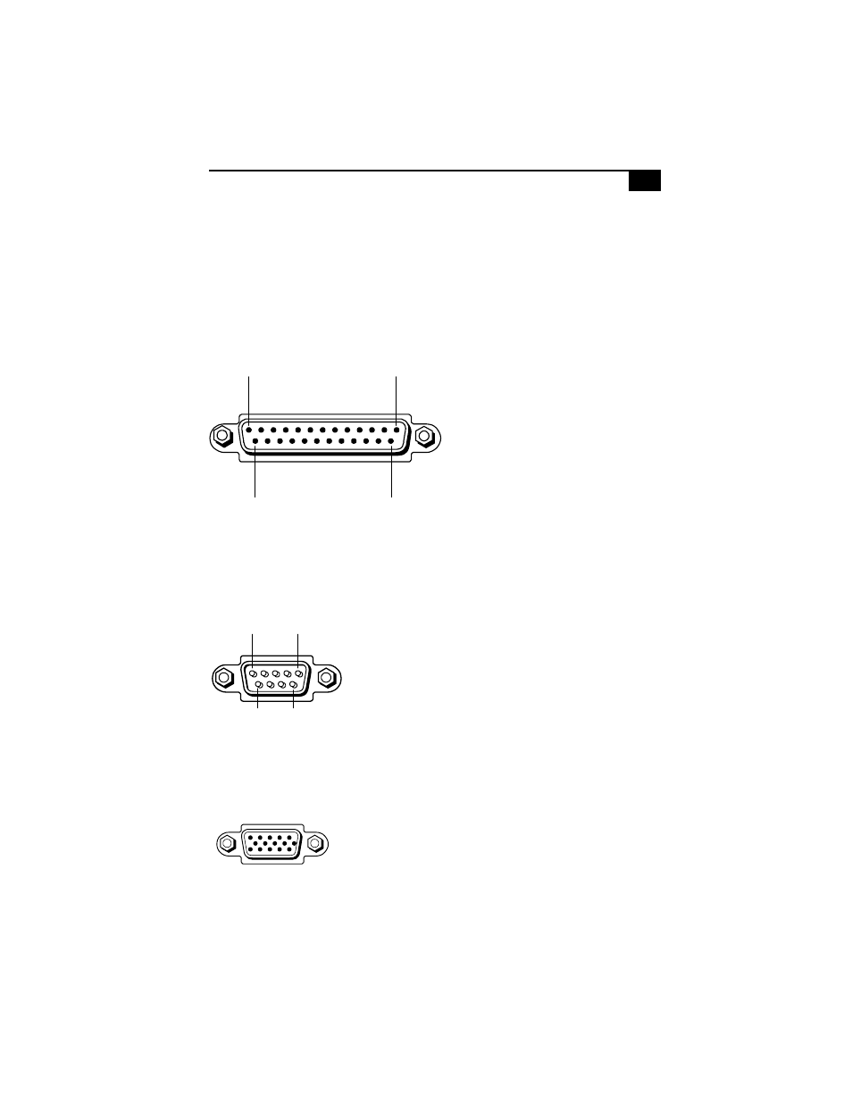 I/o connectors, Printer port, Serial port | Monitor, 9i/o connectors | Sony PCV-L620 User Manual | Page 17 / 104