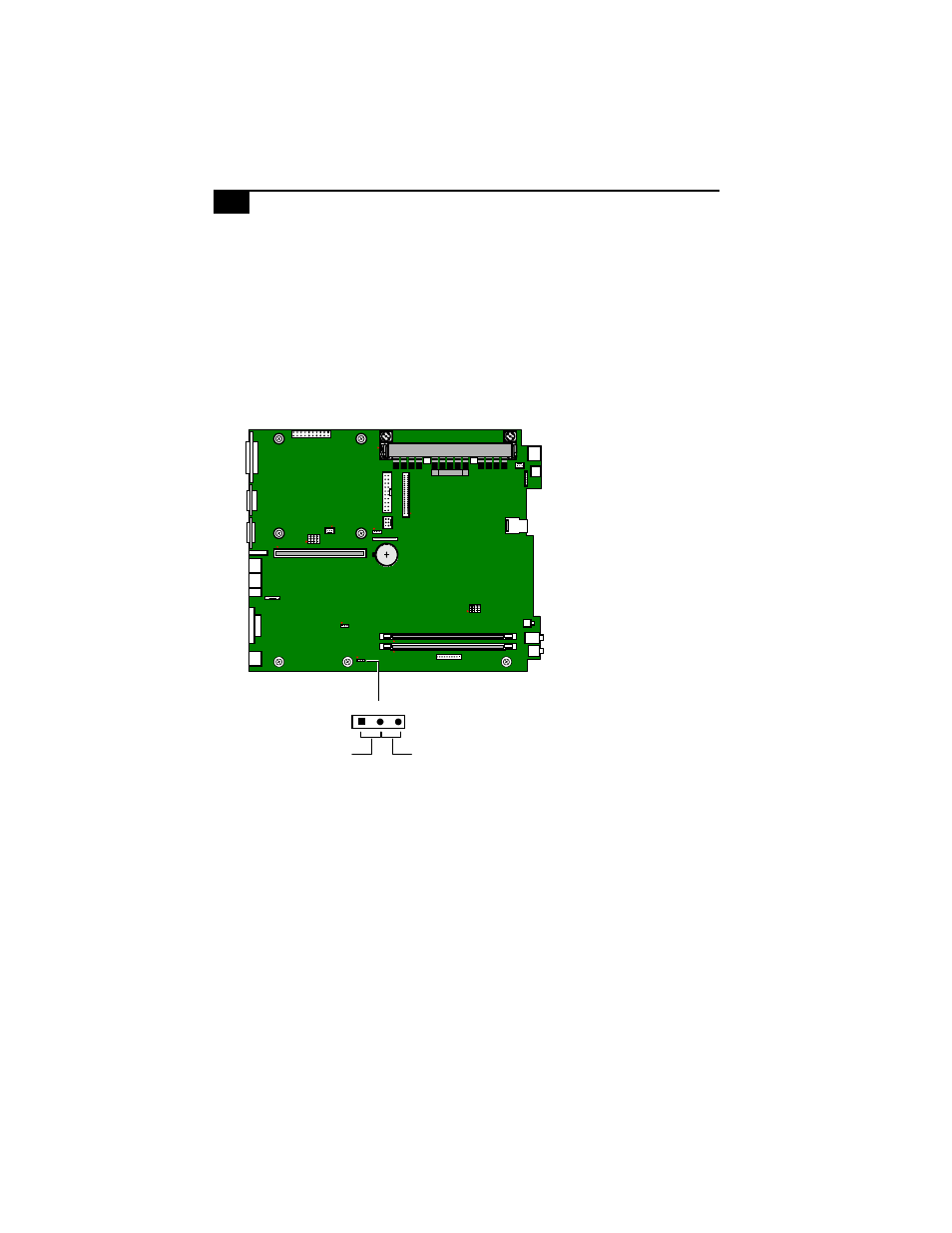 Inten jumper, Sony memory stick slot connector | Sony PCV-L620 User Manual | Page 28 / 104