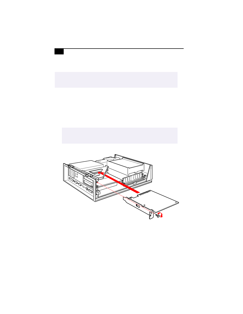 Installing an add-in card | Sony PCV-L620 User Manual | Page 32 / 104