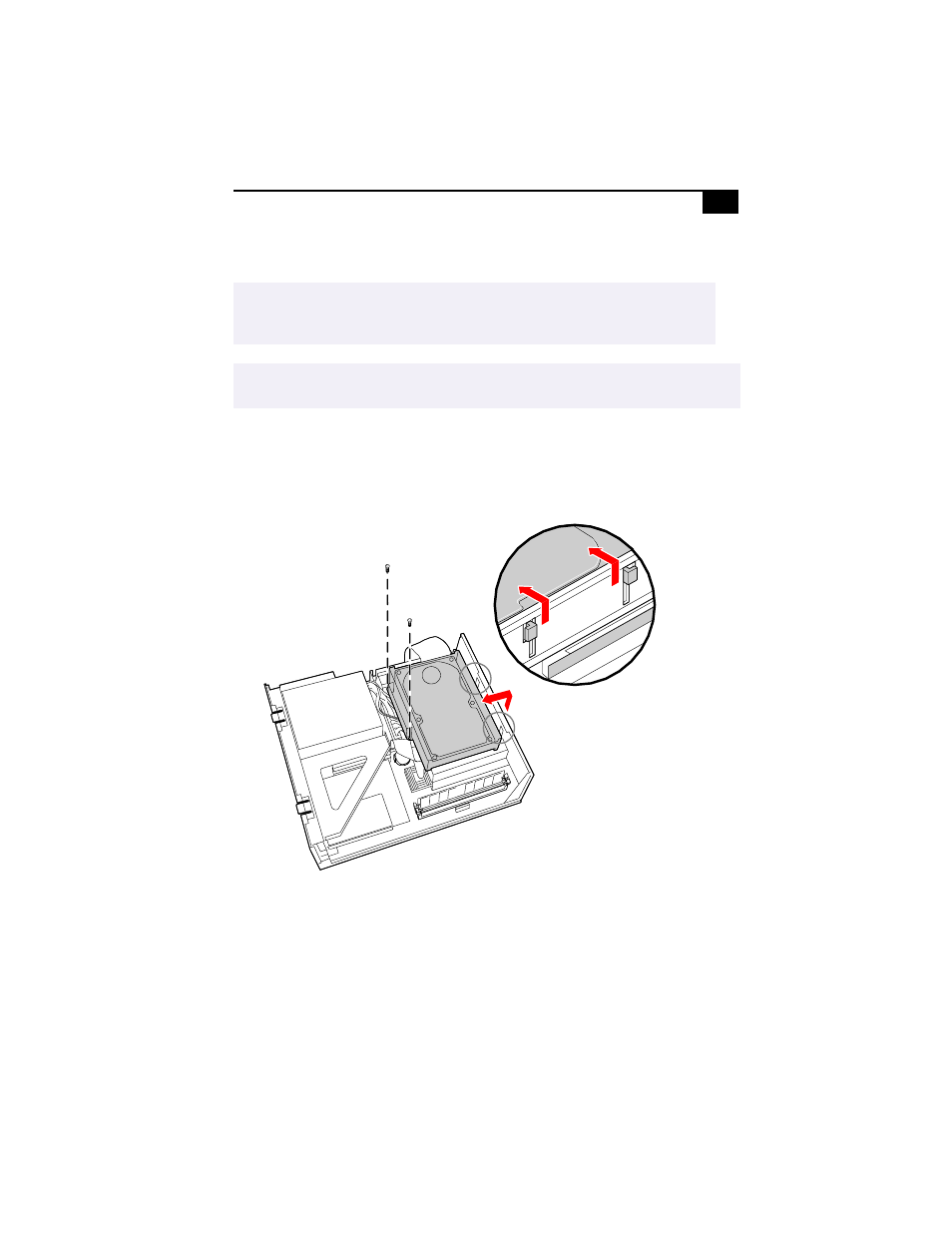 Replacing the hard drive | Sony PCV-L620 User Manual | Page 45 / 104