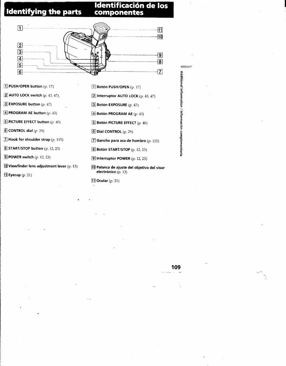 Sony DCR-TRV7 User Manual | Page 109 / 120