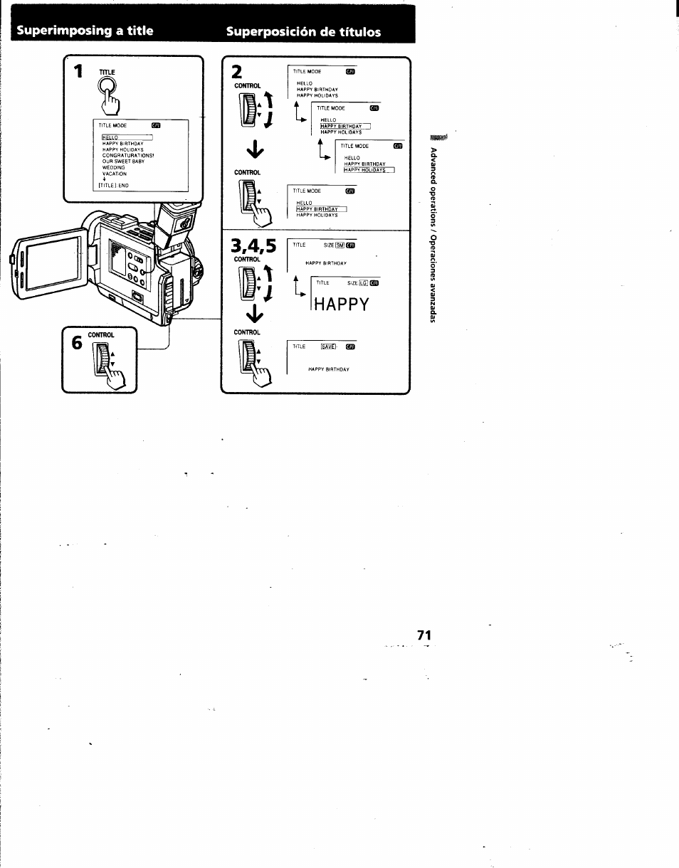 Sony DCR-TRV7 User Manual | Page 71 / 120