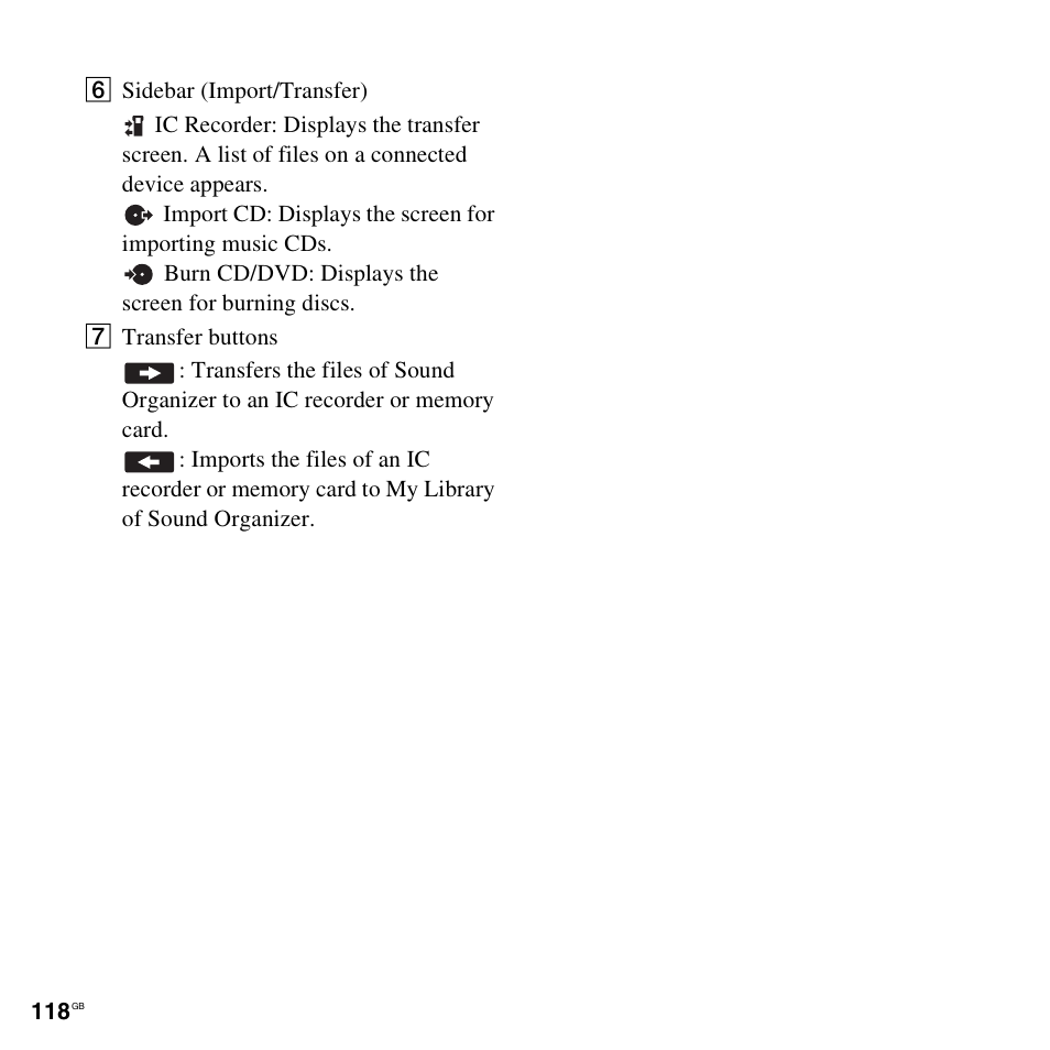 Sony ICD-SX712D User Manual | Page 118 / 155