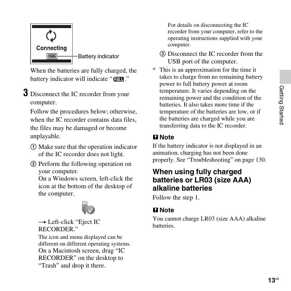 Sony ICD-SX712D User Manual | Page 13 / 155